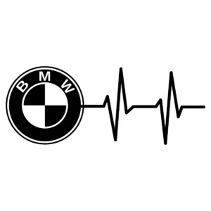 Naklejka linia życia BMW