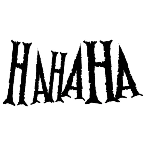 Naklejka Joker hahaha