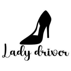 Naklejka Lady driver