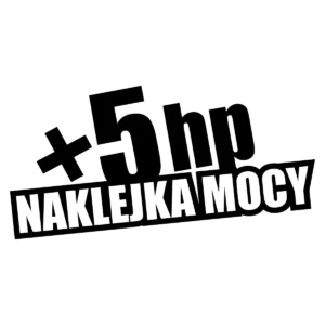 Naklejka mocy 5hp