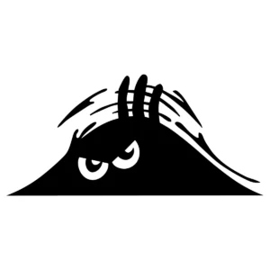 Naklejka Potwór W03