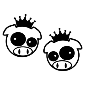 Naklejka Świnka Subaru