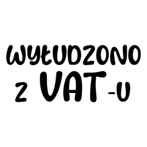 Naklejka Wyłudzono z VATu