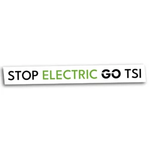 Naklejka stop electric go tsi