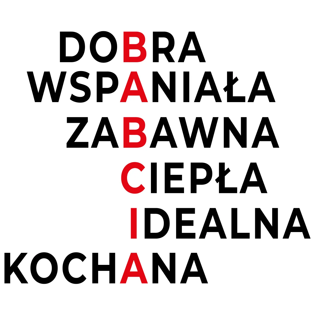 Naklejka Krzyżówka prezent dla babci W62