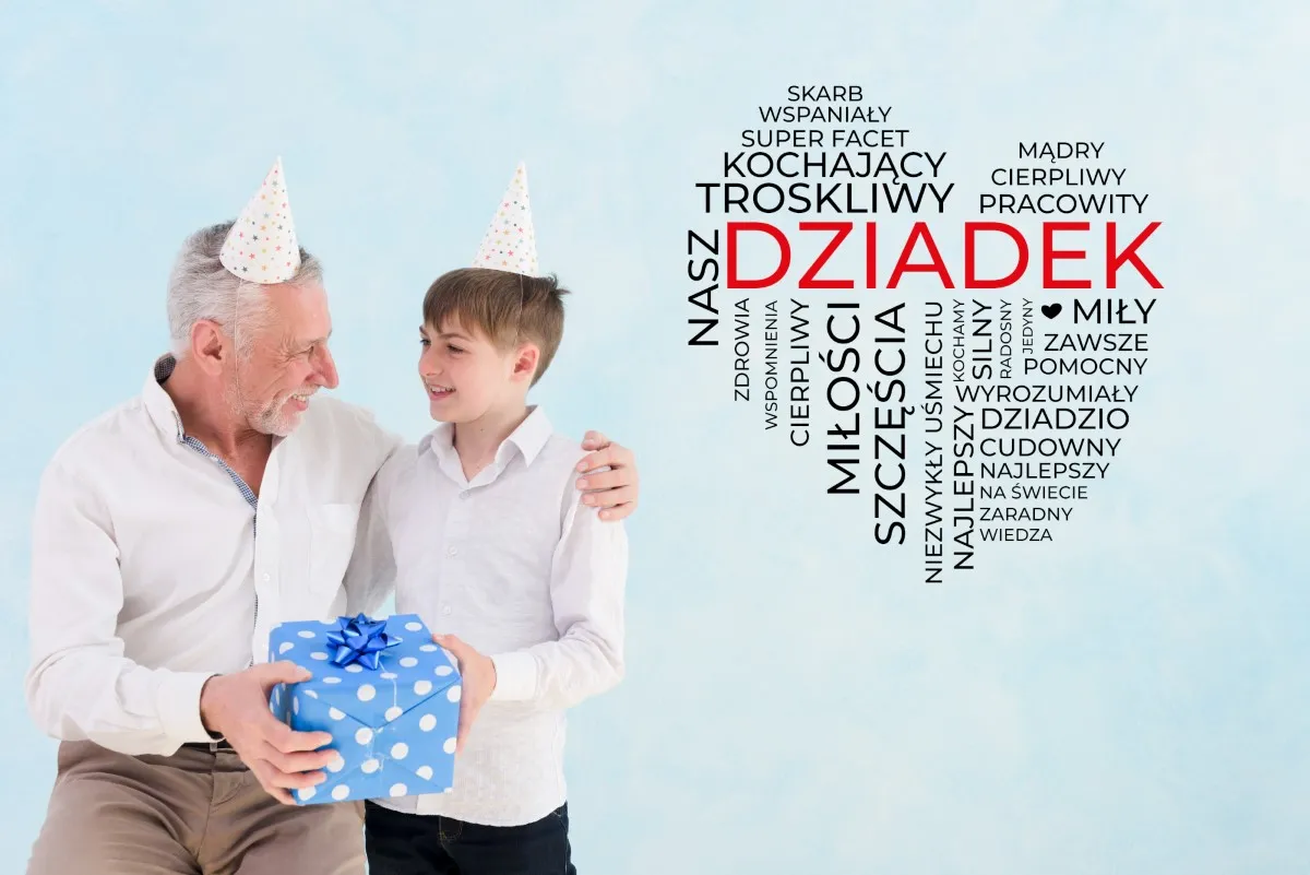 Naklejka serce prezent dla dziadka W59 - obrazek 4