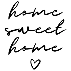 Naklejka Home sweet home W13