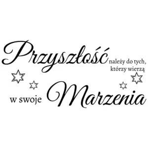 Naklejka Przyszłość należy do tych W43
