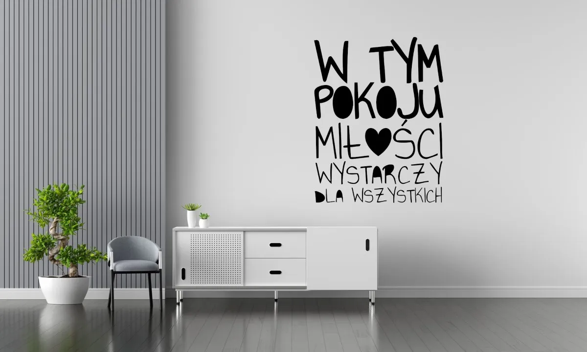 Naklejka W tym pokoju W14 - obrazek 2