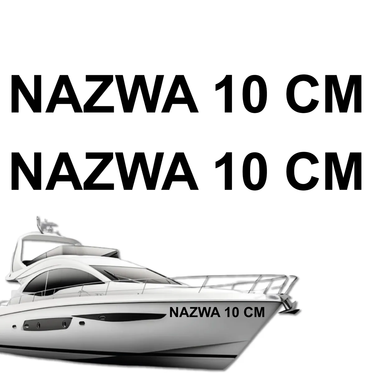 nazwa na łódkę