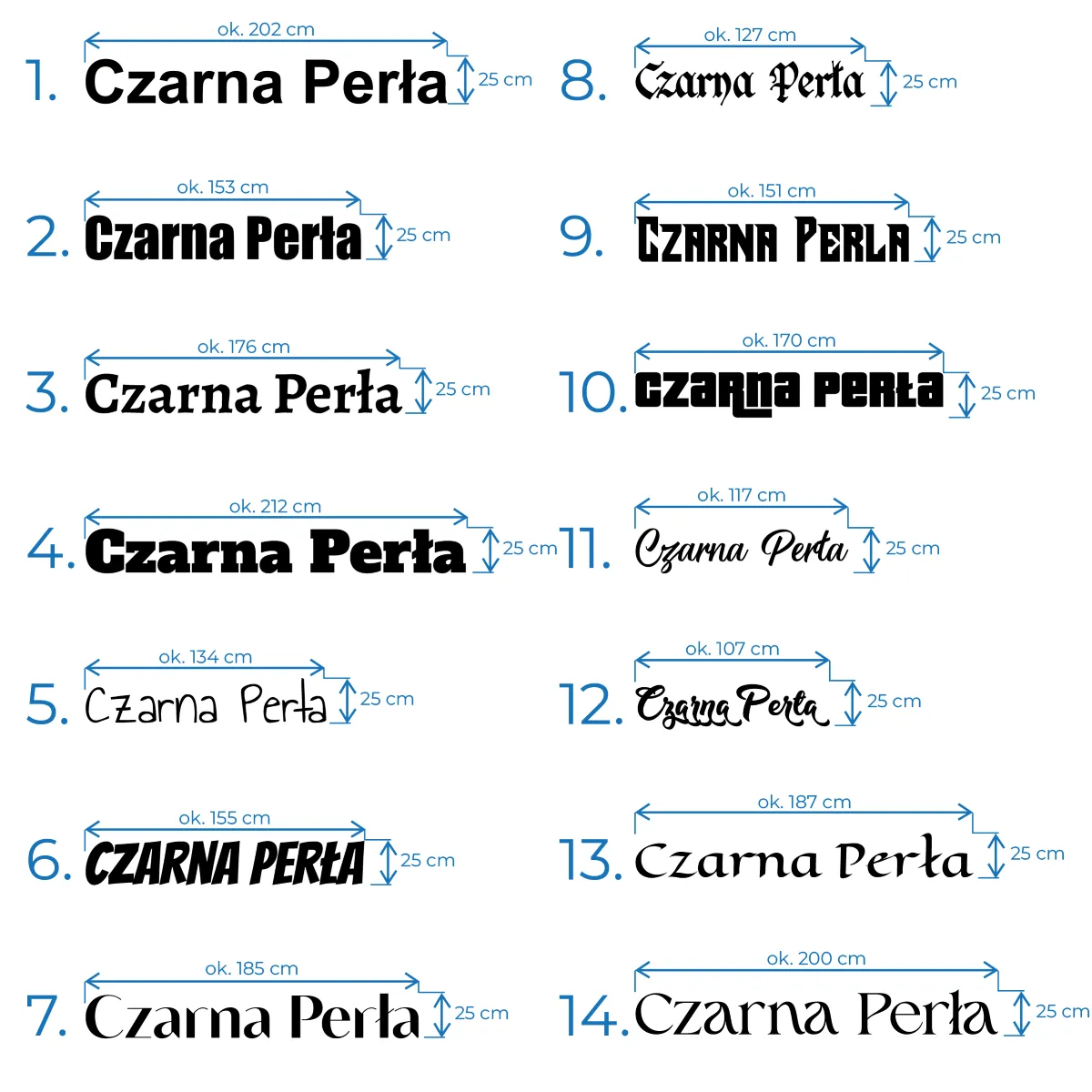 Nazwa na łódkę naklejka wodoodporna - obrazek 5