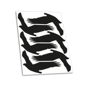 Naklejki odstraszające ptaki zestaw 6 sztuk