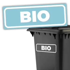 Naklejka na kosz do segregacji DUŻA - bio