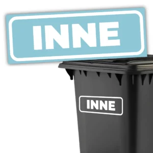 Naklejka na kosz do segregacji DUŻA- INNE