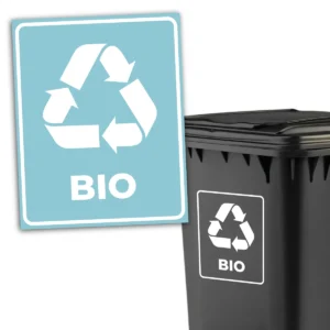 Naklejka na kosz do segregacji - bio