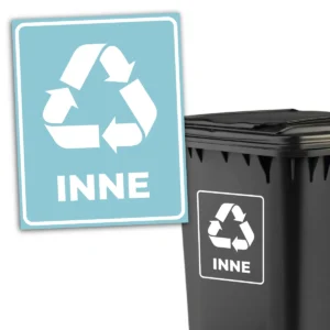 Naklejka na kosz do segregacji - inne