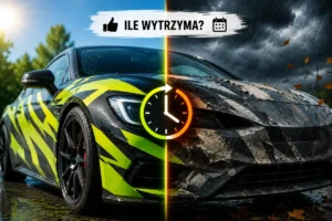 Ile wytrzymują naklejki na samochodzie?