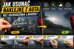 Jak usunąć naklejkę z auta bez uszkodzenia lakieru?
