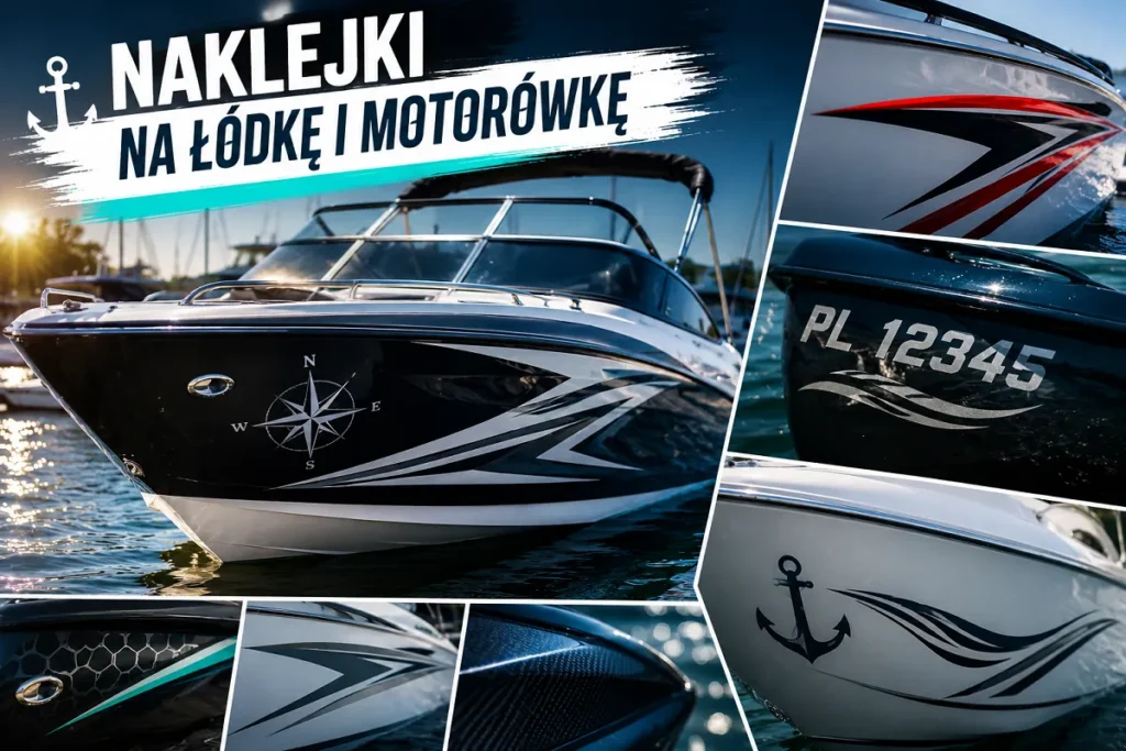 naklejki na łódkę