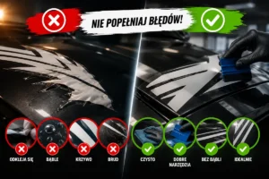 Najczęstsze błędy przy naklejaniu naklejek