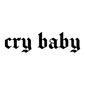 Naklejka cry baby