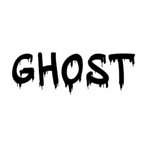 Naklejka ghost