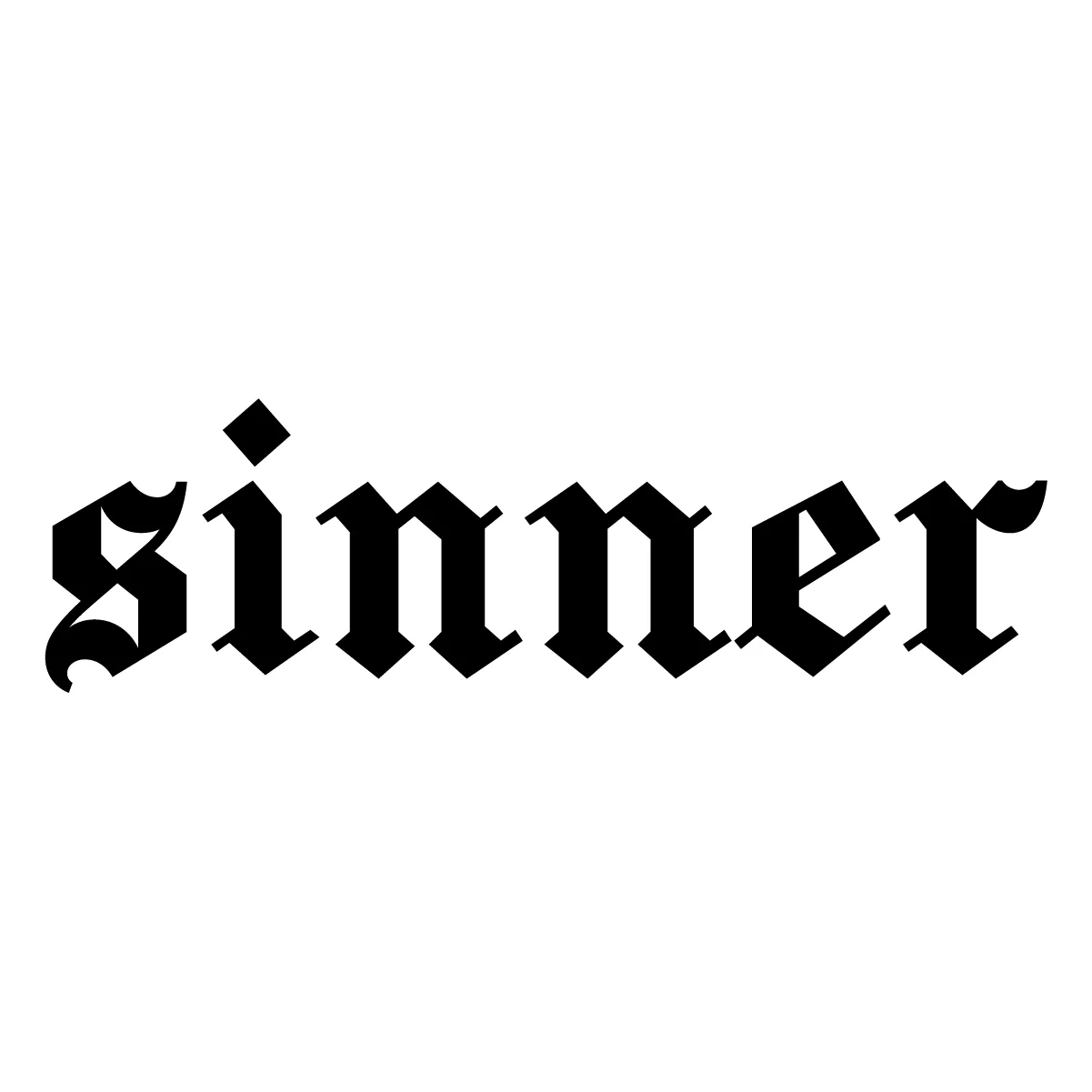 Naklejka Sinner