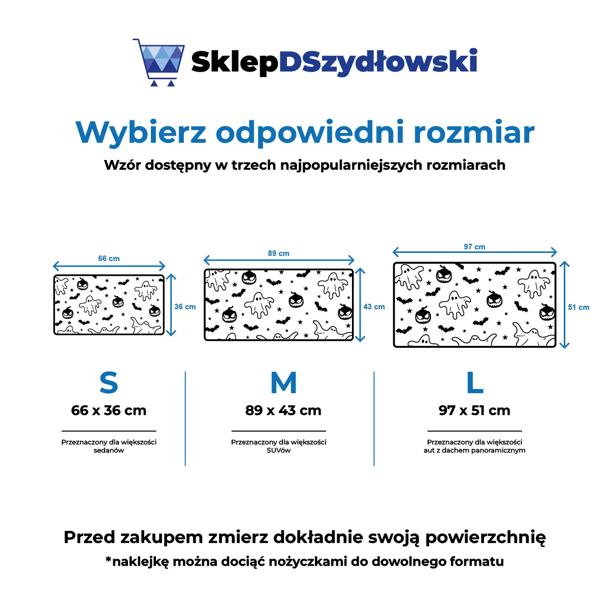 Naklejka na szyberdach duchy - obrazek 3