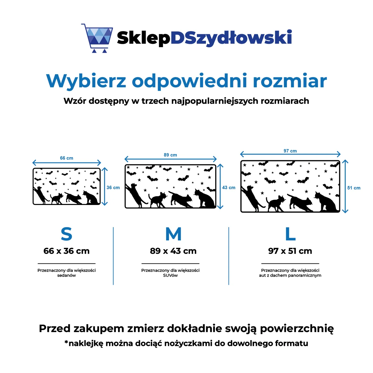 Naklejka na szyberdach koty - obrazek 2